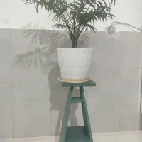 پایه گلدان چوبی