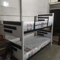 تخت خواب دوطبقه  دو رنگ|تخت و سرویس خواب|اصفهان, هفتون|دیوار