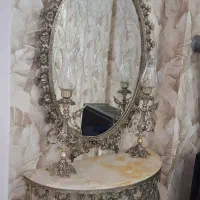  آینه کنسول به همراه دو عدد لاله|بوفه، ویترین، کنسول|رشت, امین الضرب|دیوار