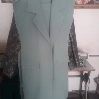 مانتو شلوار  مانتو بدون آستین