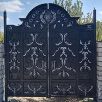 درب باغ باغیBp8طرح نقره ای مشکی،درب حیاطی،ویلایی52