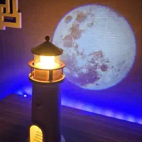 چراغ خواب فانوس دریایی اسپیکر دار دارای حسگر