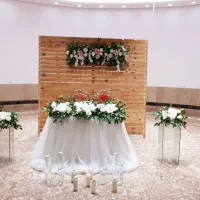 بک گراند چوبی و حلقه فلزی