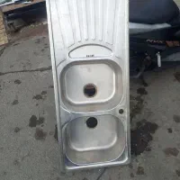 دوتا سینک ظرفشویی|آب‌چکان و نظم‌دهنده ظروف|تهران, تهرانپارس غربی|دیوار