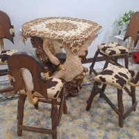 میز بار ۴نفره و آینه کنسول ومبلمان۷نفره|مبلمان خانگی و میز عسلی|چابهار, |دیوار