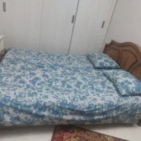 تخت خواب دونفره چوبی