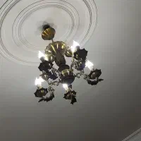 لوستر برنز ۵ شعله در حد نو