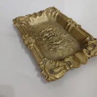 زیر سیگاری برنجی کارشده اروپایی سنگین|کلکسیون اشیاء عتیقه|مشکیندشت, |دیوار