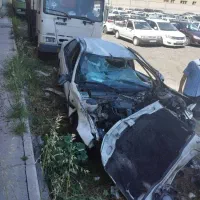 پژو پارس تصادفی