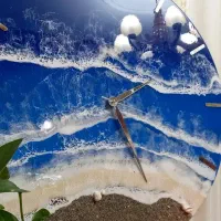 هنرهای دستی رزینی|ساعت دیواری و تزئینی|بجنورد, |دیوار