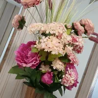 ۸ شاخه گل تزئینی کنارسالنی|گل مصنوعی|کرج, مارلیک|دیوار