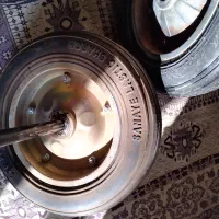 ۶ عدد لاستیک فرغون|ابزارآلات|اردبیل, |دیوار