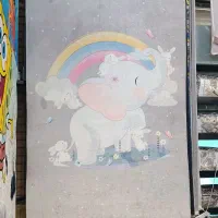 فرشینه کودک ۴ متری پارچه ضد لک ( ضمانت دار )|فرش|اصفهان, لیمجیر|دیوار