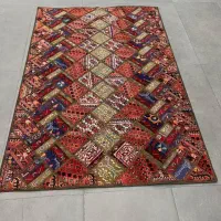 فرش دستباف (بساک)انواع کلاژ و چهل تیکه زیبا