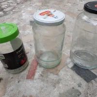 شیشه بطری ظرف درب دار