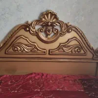 سرویس خواب چوبی به همراه آینه دراور و دو پاتختی
