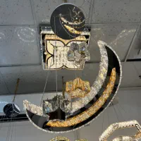 لوستر آویز smd ماه و ستاره|لوستر و چراغ آویز|تهران, پونک|دیوار