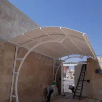 جوشکاری .سایبان هلال بدون پایه مزاحم