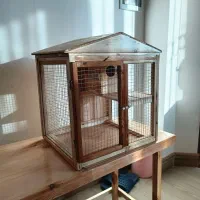 سفارش ساخت قفس پرنده و خانه سگ چوبی با طرح دلخواه|لوازم جانبی حیوانات|شیراز, امام حسین|دیوار