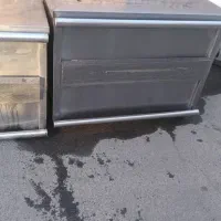 ۴ عدد میز استیل برای رستوران ومغازه