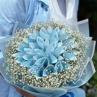 دسته گل و باکس روبانی و پولی تخفیف ویژه روز دختر.|گل مصنوعی|اردبیل, |دیوار