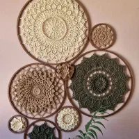 دیوارکوب دست بافت