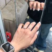 حلقه تک نگین/فقط با ۳ تومان پیش پرداخت/تحویل آنی