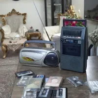 ظبط خبرنگاری عتیقه ژاپنی و رادیو ظبط JVc سالم|سیستم صوتی خانگی|تهران, خانی آباد نو شمالی|دیوار