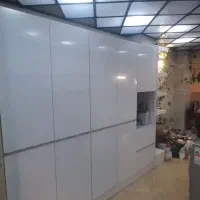 کابینت هایگلاس با صفحه 5 سانتی|مصالح و تجهیزات ساختمان|زیباشهر, |دیوار