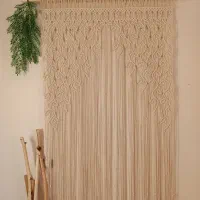 پرده مکرومه همکاری با دیزاینرها و پرده سرا