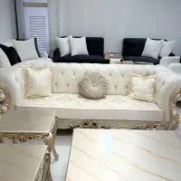 مبلمان افسون چستر ورق طلا