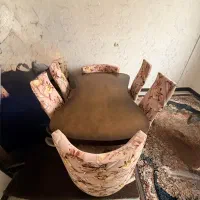 میز غذاخوری شش نفره در حد نو