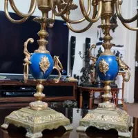 مجسمه برنز شمعدان برنز برنزی