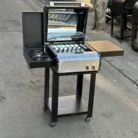 باربیکیو پلوپز کنار محفظه استیل کباب پز منقل تابشی|اجاق گاز و لوازم برقی پخت‌وپز|تهران, شوش|دیوار