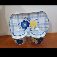 لوازم قدیمی گل آبی