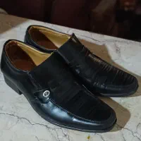 کفش مجلسی مردانه مشکی سایز ۳۸ و ۴۰|کیف، کفش، کمربند|بابلسر, |دیوار