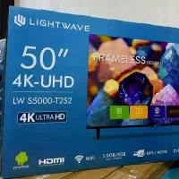 حراج 50 اینچ لایت ویو 4کا اسمارت فول 2025