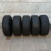 لاستیک کویر۱۶ کم کار ۴عدد و لاستیک۱۵ بارز ۱عدد