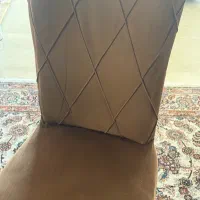 مبل ۷ نفره چرم و پارچه تخت شو