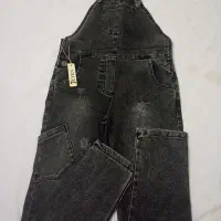 بیلر جین ذغالی بچه گانه