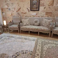مبل استیل ۹ نفره با ناهاری خوری ۸ نفره درحد نو|مبلمان خانگی و میز عسلی|رویان, |دیوار