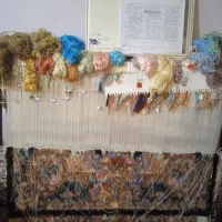 فرش ذرونیم ،ابریشم