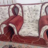 مبل هفت نفره و پرده دو متری لباس زنانه|مبلمان خانگی و میز عسلی|جوانرود, |دیوار