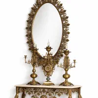 آینه و شمعدان