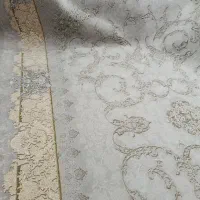 دو تخته فرش 9متری 1200شانه لیلی طرح آرمان-نقره ای