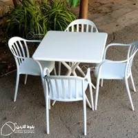 میز و صندلی کافه پلیمری مدل ویگو|میز و صندلی غذاخوری|خمینی‌شهر, |دیوار