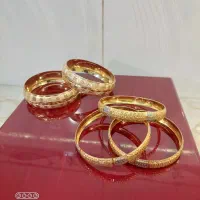 النگو و تک پوش رنگ ثابت سایز ۴