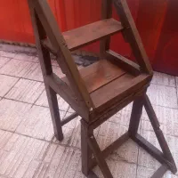 صندلی چوبی نردبان شو|صندلی و نیمکت|خوی, |دیوار