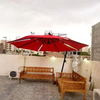 چتر سایبان های چتری پایه وسط و کنار سایه بان