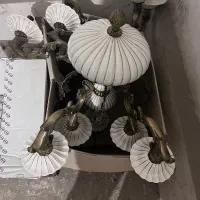 لوستر شش شاخه برنجی